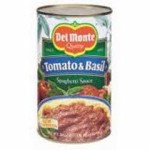Del Monte Tomato and Basil Spag. Sauce