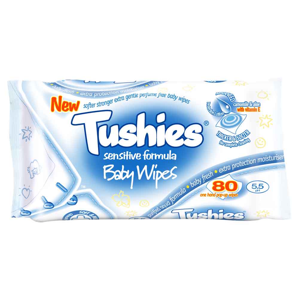 Tushies Baby wipes sensitive