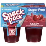 Snack Pack Sugar Free Cherry Gelatin Juicy Gels